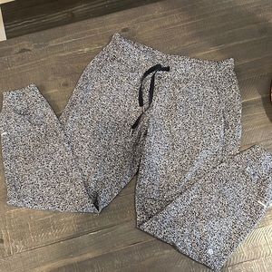 Lululemon Black and White Joggers